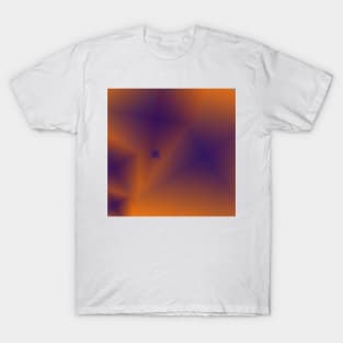 purple orange abstract texture T-Shirt